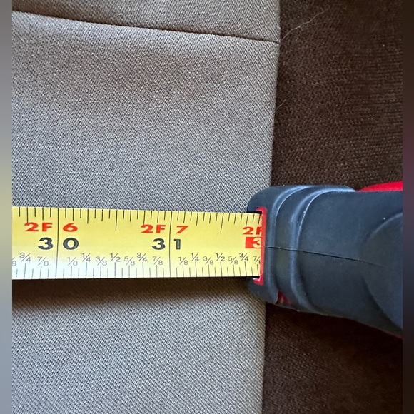 Chaps Brown Tan Pure New Wool Pure Laine Vierge Single Breasted Blazer S… - Picture 13 of 15